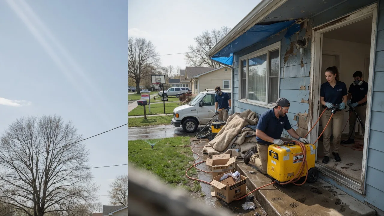 Basement Flood Cleanup in Biggsville, IL near me